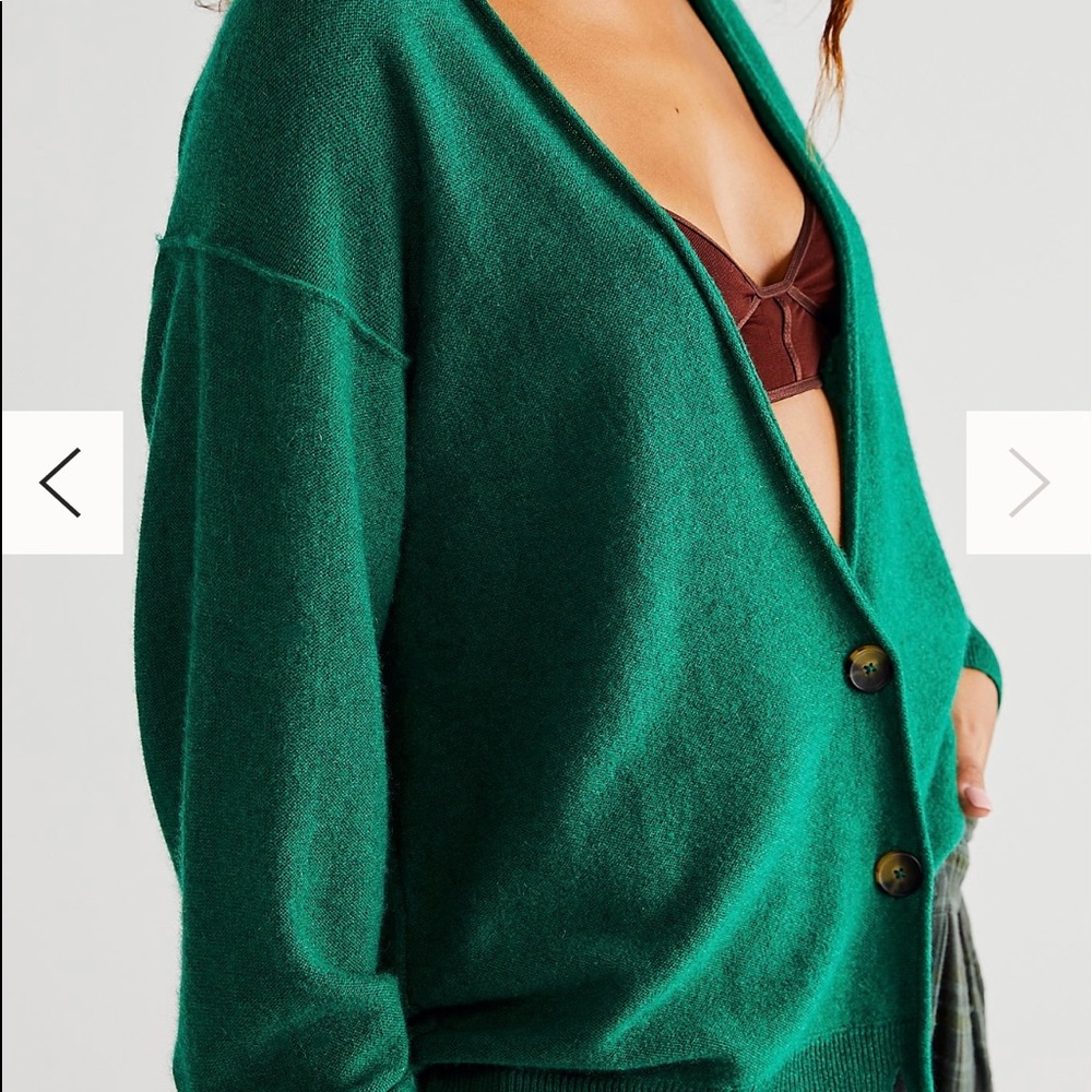 Free People School Boy Cashmere Cardi